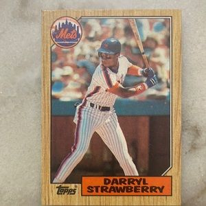 1987. Darryl strawberry card